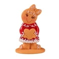 thumbnail image 1 of Adornos de hombre de jengibre para Navidad Adorno navideño Resina coleccionable Pequeño, 1 of 9