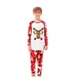 thumbnail image 4 of Baikeli Christmas Pajamas pour la Famille Ensemble de Pyjamas Assortis Amusants avec Graphique d'Orignal et de Cerf Doux à Carreaux Rouges et Noirs à Manches Longues, 4 of 5
