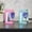 C, variant on Cadancy Wireless Levitating Photo Frame with RGB LED Light, Magnetic Floating 3-Sided Picture Display Stand, Innovative Desktop Illuminated Frame, Suspension Photography Holder, Modern Home Decor