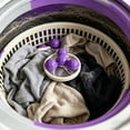 thumbnail image 4 of Ke1Clo Reusable Laundry Lint Filter Bag, Floating Hair Catcher Fine Mesh Net, Fluff Debris Collector for Washing Machine Cleaner, Purple, 4 of 6