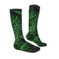 thumbnail image 4 of Lsque Natural Green Leaves Printed Crew Socks Men's Women's LightWeight Thin Casual Calf Socks ,Knee High Socks,Cotton Socks, 4 of 9