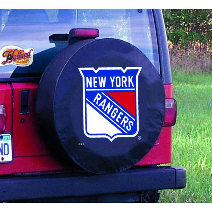 32 1/4 x 12 New York Rangers Tire Cover by The Holland Bar Stool Co 