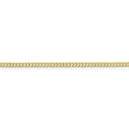 thumbnail image 3 of Auriga 10K Yellow Gold 2 mm Franco Chain Necklace for Women 18", 3 of 6