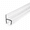 1/2" H Type, variant on Frameless Shower Door Side Seal Strip For 1/2" H Type 78 Inch Long Polycarbonate H-jamb