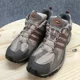 thumbnail image 3 of Ad-id-as Shoes Mens 12 Kumasi XCR Athletic Low Sneakers Gray Leather Lace Up, 3 of 6