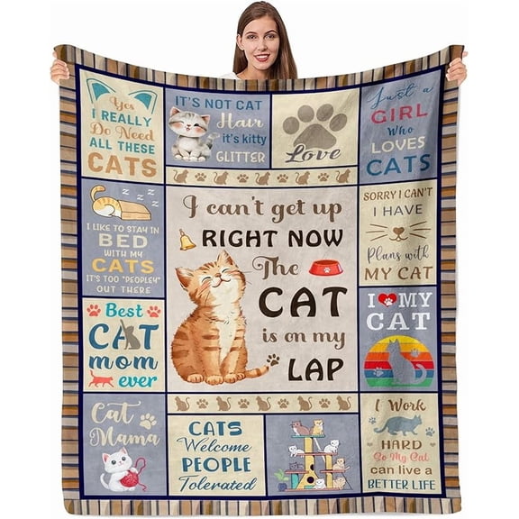 Dog Mom Gifts for Women, Dog Lovers Gifts, Presents for Dog Lovers/Moms Women, Doggie Blanket 50"x60", Presents from Doggie to Mom