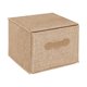 thumbnail image 1 of Armario colgante de lino y algodón ADVEN con múltiples capas, bolsillos, organizador de ropa, estantes plegables, ganchos dobles, perchero, cajón beige, 1 of 8
