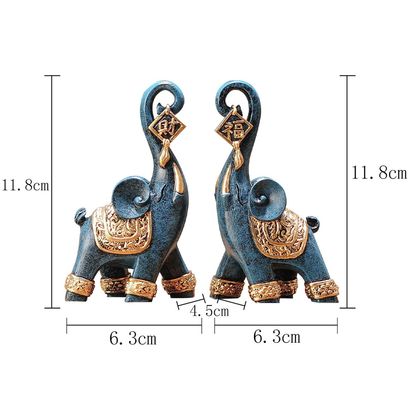 Fiocias Elephant Paper Towel Holder Dispenser Non Slip Vertical Tissue Holder Rack Modern Resin Figurine Sculpture Ornament Art Craft Collectible for Desktop