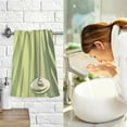 thumbnail image 7 of Yayeee 100% Cotton Hand Towels for Bathroom 16" x 28" Soft Absorbent Kitchen Towel, Light Green Martini, 7 of 7