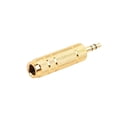 thumbnail image 2 of Adaptador de audio estéreo Adaptador macho de 3,5 mm a hembra de 6,35 mm para micrófono Auriculares Convertidor de cable AUX 5 piezas seitruly  DN0997-00, 2 of 2