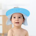 thumbnail image 3 of Set Of 2 Bath Shower Visor Protection Soft Cap For Shower And Bath Time Safety For Toddlers, Baby And Children Above 6 Months (blue), 3 of 5