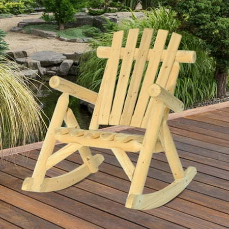 Sunjoy Church Wood Single Rocker