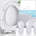 thumbnail image 5 of Troglfold Toilet Lid Pads Toilet Seat Bumpers - 5Pcs Silicone Adhesive Pads for Silent Cushioning,2.01"X0.91"X0.42", 5 of 10