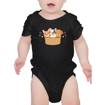 

Cute Dogs In Basket Bodysuit Infant -Image by Shutterstock 18 Months