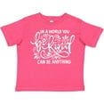 thumbnail image 3 of Inktastic Inspirational Quote In a World You Can be Anything be Kind Boys or Girls Toddler T-Shirt, 3 of 5