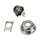 thumbnail image 3 of 6.35 Mm 1/4 '' Monos Clavija Sockets Placas de Salidas para Telecasters Teles Cromo, 3 of 9