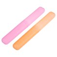 thumbnail image 1 of 2 Uds Estuches para Cepillos de Dientes Unique Bargains Rosa Naranja 19x2.7cm, 1 of 7
