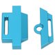 thumbnail image 2 of BOROCO Yunxwd Placa De Batería De Coche RC, Soporte De Batería De Aleación De Aluminio con Correa para Chasis Traxxas 1/10 Slash 2WD 5822 5822A(Azul), 2 of 5