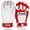 Red/Pearl, variant on Franklin Sports MLB Batting Gloves - CFX Pro Adult   Youth Batting Gloves Pair - Baseball   Softball Batting Gloves - Pink Highlight - Adult Small