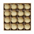 thumbnail image 1 of Paquete de 16 bolas navideñas flocadas | Decoraciones de terciopelo para el árbol de Navidad | Adornos colgantes de plástico para la decoración navideña, 1 of 1