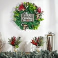 thumbnail image 5 of Hwkond Christmas Garland Clearance Christmas Wreath Christmas Door Decoration Christmas Decoration Wreath Christmas Decorative Doors Wreath, 5 of 9
