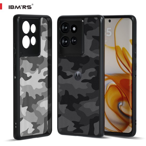 IBMRS for Motorola Edge 50 Case,camo Clear transparent phone protection shell