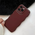 thumbnail image 5 of Wave Frame Wine Red Soft  for iPhone Case (Red,iPhone 13 Pro), 5 of 6