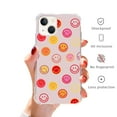 thumbnail image 2 of Smiling Faces Case Compatible with iPhone 14,Aesthetic Art Design TPU Bumper Cover Case, 2 of 6