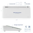 thumbnail image 4 of VIVO Desktop Dry Erase Board with Hidden Storage, 16" x 7" Glass Whiteboard, 4 of 9
