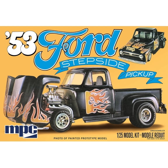 1953 Ford Pickup Flip-Nose Model Kit 1/25 Scale