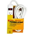 thumbnail image 2 of 12ft (Feet) 6-Outlet Surge Protector 14AWG/3, 15A, 90J Surge Suppresor, UL/cUL Listed, White, 3 Pack, 2 of 2