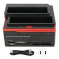 thumbnail image 2 of Dual Bay External Hard Drive Docking Station, 480Mbps USB  HDD Docking Station For 2.5inch, 3.5 Inch  HDD SSD IDE, Support Offline Clone, Up To 8TB, 2 of 8