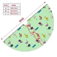 thumbnail image 2 of Lsque Pikmin Print Christmas Tree Skirt, Tree Skirt with Ties or Velcro, Perfect for Holiday Decorations, Halloween, and New Year-48", 2 of 7