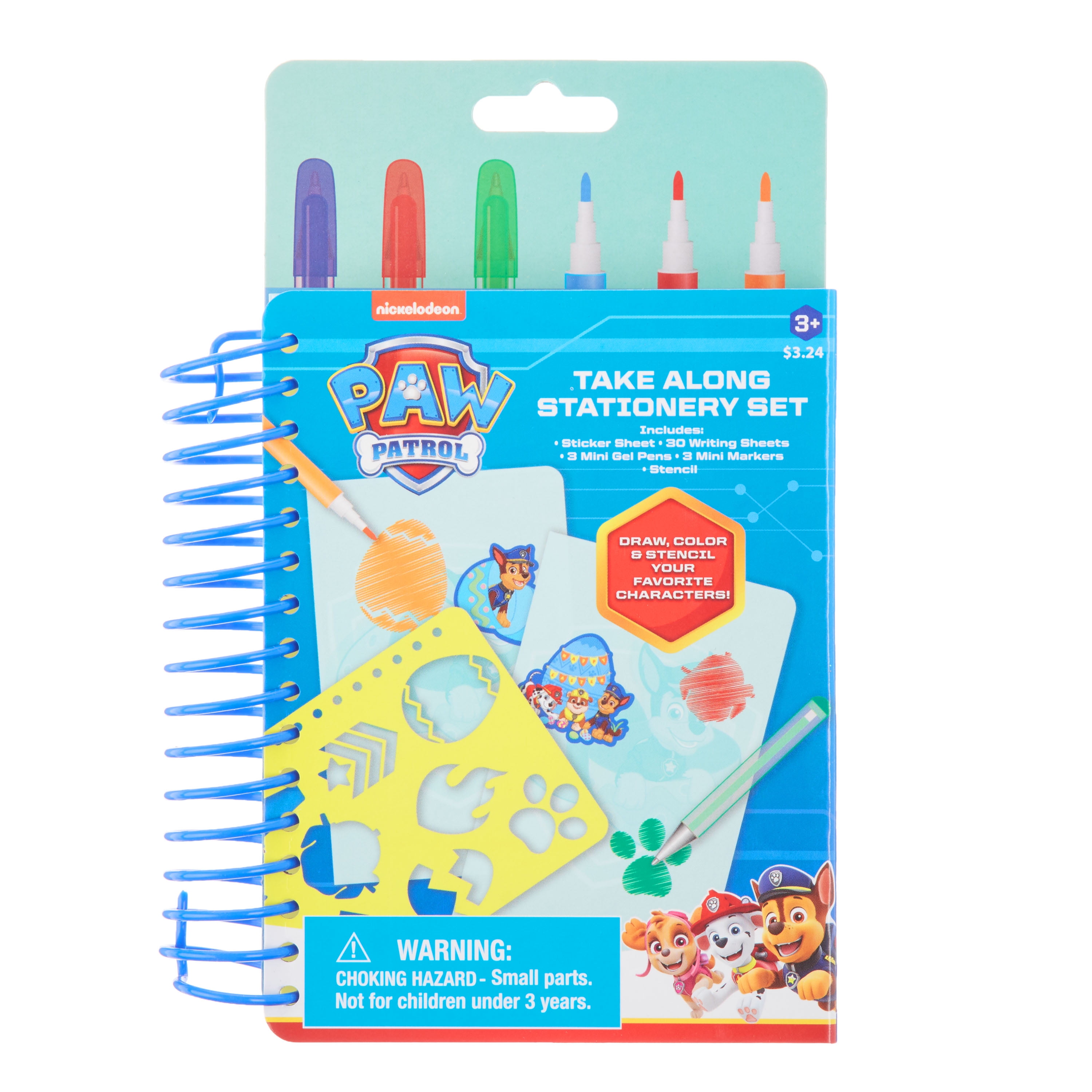 Stationery Pen School Bag To Fun Kids Childs Blue Paw Patrol Sticker Sheets 