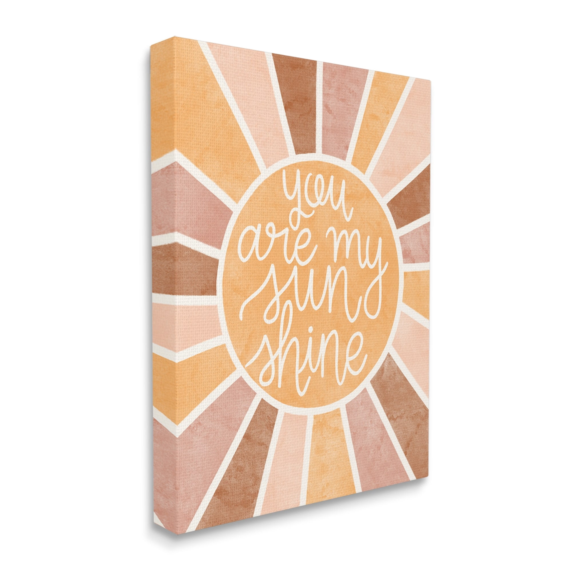 Stupell Industries You Are My Sunshine Boho Summer Geometric Pattern,36 x 48, Design by Taylor Shannon Designs