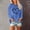 Blue, variant on Long Sleeve Shirts for Women Heart Print Loose Crewneck Pullover Tunic Tops Ladies Casual 2025 Spring Blouse