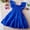 bleu, variante sur Liyamei Robe à Manches Volantes pour Filles, Robe de Danse et de Fête, 18-24 Mois