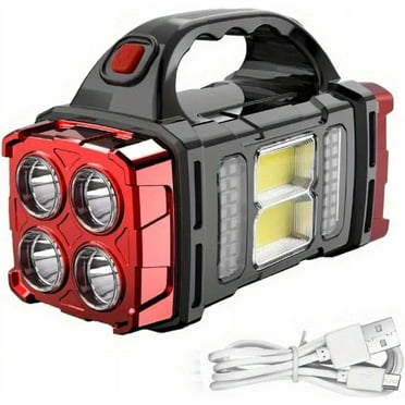 Multifunctional LED Solar Camping Light, Bright Portable Rechargeable Flashlight, Suitable For Outdoor Hiking Camping