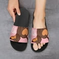 thumbnail image 6 of GZHJMY Stylish Slides for Women Men, Cute Smiling Dachshund Puppy Dog Soft Flexible Slip-on Sandals Slippers, 6 of 7