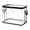 Black A, variant on Clear PVC Heavy Duty Storage Bag For Clothes Blankets Toys Moving Home Organization Black Large