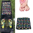 thumbnail image 4 of Foot Acupuncture Pad Rectangular Stone Road 2 In 1 Foot Massage Cushion Mat New, 4 of 8