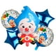 thumbnail image 4 of 6pcs Dibujos Animados Plim Foil Globos Tema Payaso Fiesta Decoraciones Cumpleaños Festiva Suministros, 4 of 4