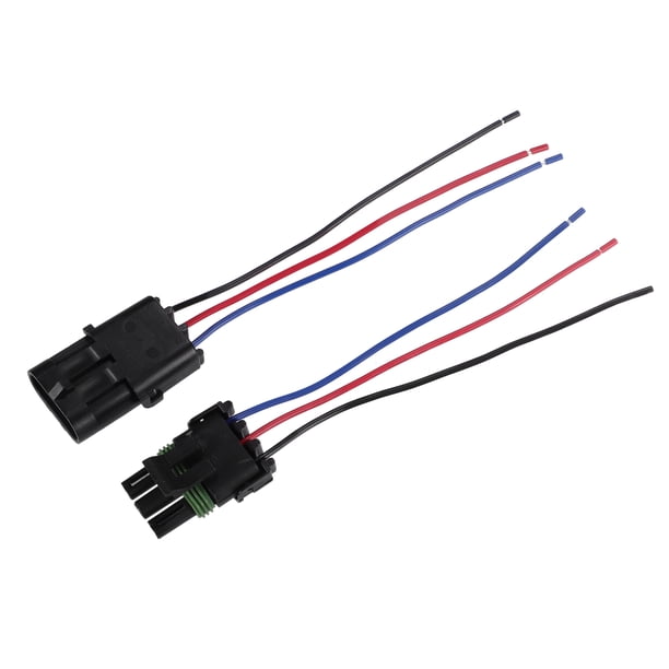 1 Juego de conector de cubierta Triple macho/hembra de 3 pines para BMW para Audi No.12015793