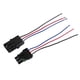 thumbnail image 1 of 1 Juego de conector de cubierta Triple macho/hembra de 3 pines para BMW para Audi No.12015793, 1 of 1