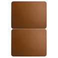 thumbnail image 4 of 2x Mouse Pad Minimalist, Double Sided Mouse Pad PVC Leather PVC Leather  Texture, Portable Desk Mat 27 X 21cm For, 4 of 8
