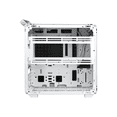 thumbnail image 3 of Cooler Master QUBE 500 Flatpack White Small High Airflow Mid-Tower ATX Customizable Gaming PC Case, Tempered Glass, Vertical GPU Mount, USB-C, Carrying Handle, Gem Mini (Q500-WGNN-S00), 3 of 5