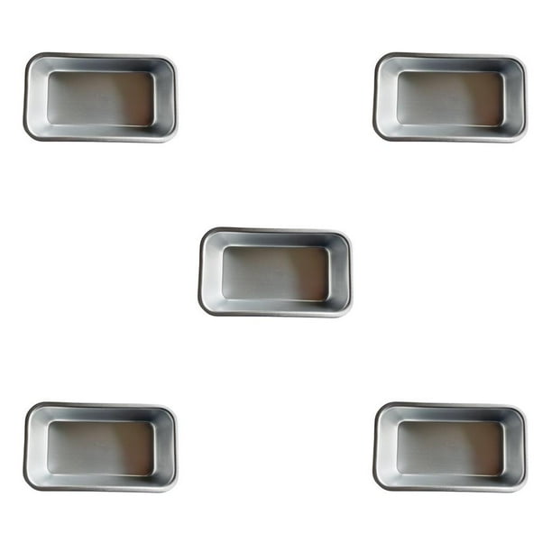 Matsuzay Molde de aluminio para pasteles, cajas antiadherentes para tostadas, molde para hacer postres de pan, moldes para repostería, Type2 NO2