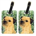 thumbnail image 1 of Carolines Treasures SS8801BT Porte-bagages Border Terrier - Paire 2- 4 x 2,75 Po., 1 of 1