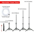 thumbnail image 3 of Yescom 7" LED Ring Light Electric RGB Warm/Cool White with Desktop Stand for Makeup Live, 3 of 11