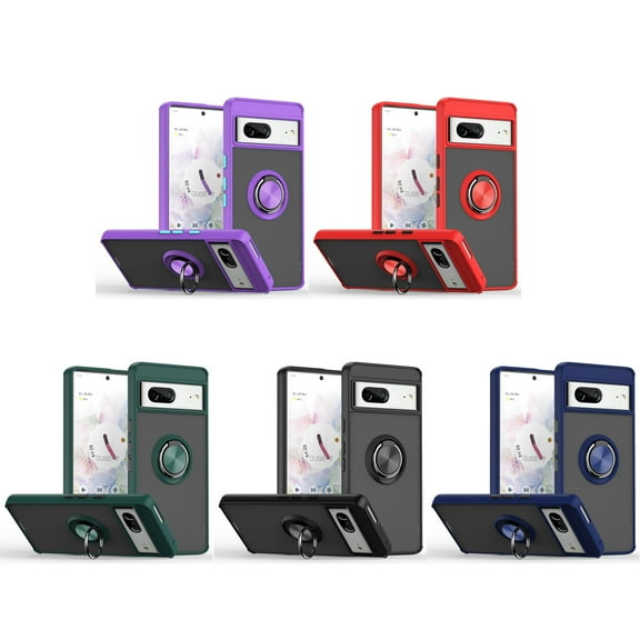 Google Pixel 7 Phone Case, New Strong Slim Kicstand Impact Resistant Multi-Fuction Black